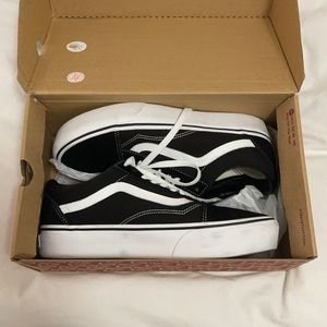 Platform old school vans